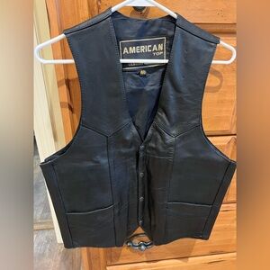 American Top Leather Vest